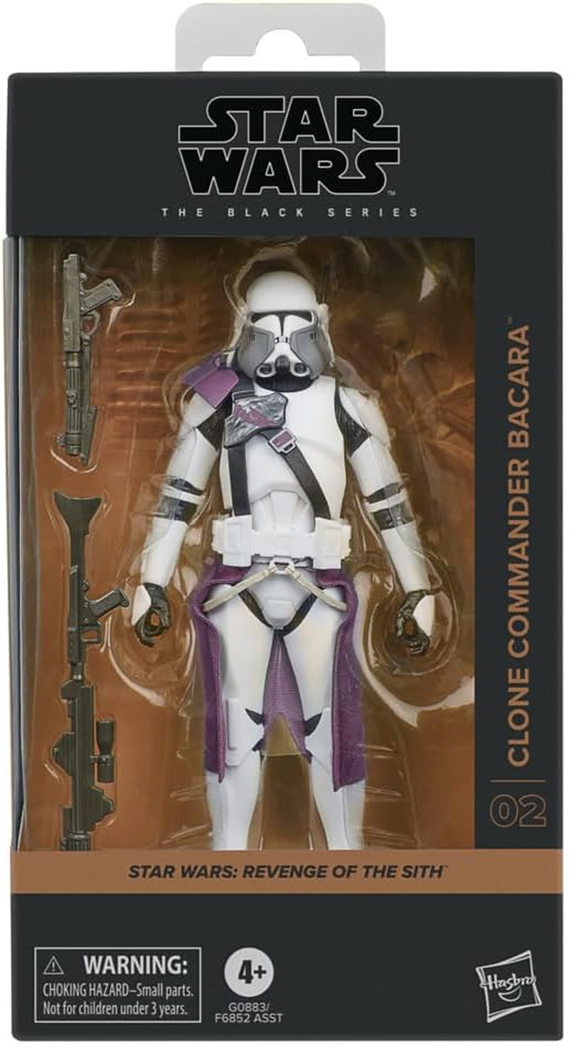 Star Wars the Black Series Clone Commander Bacara, Star Wars: Ahsoka Premium Collectible 6 Inch Action Figure image number 1