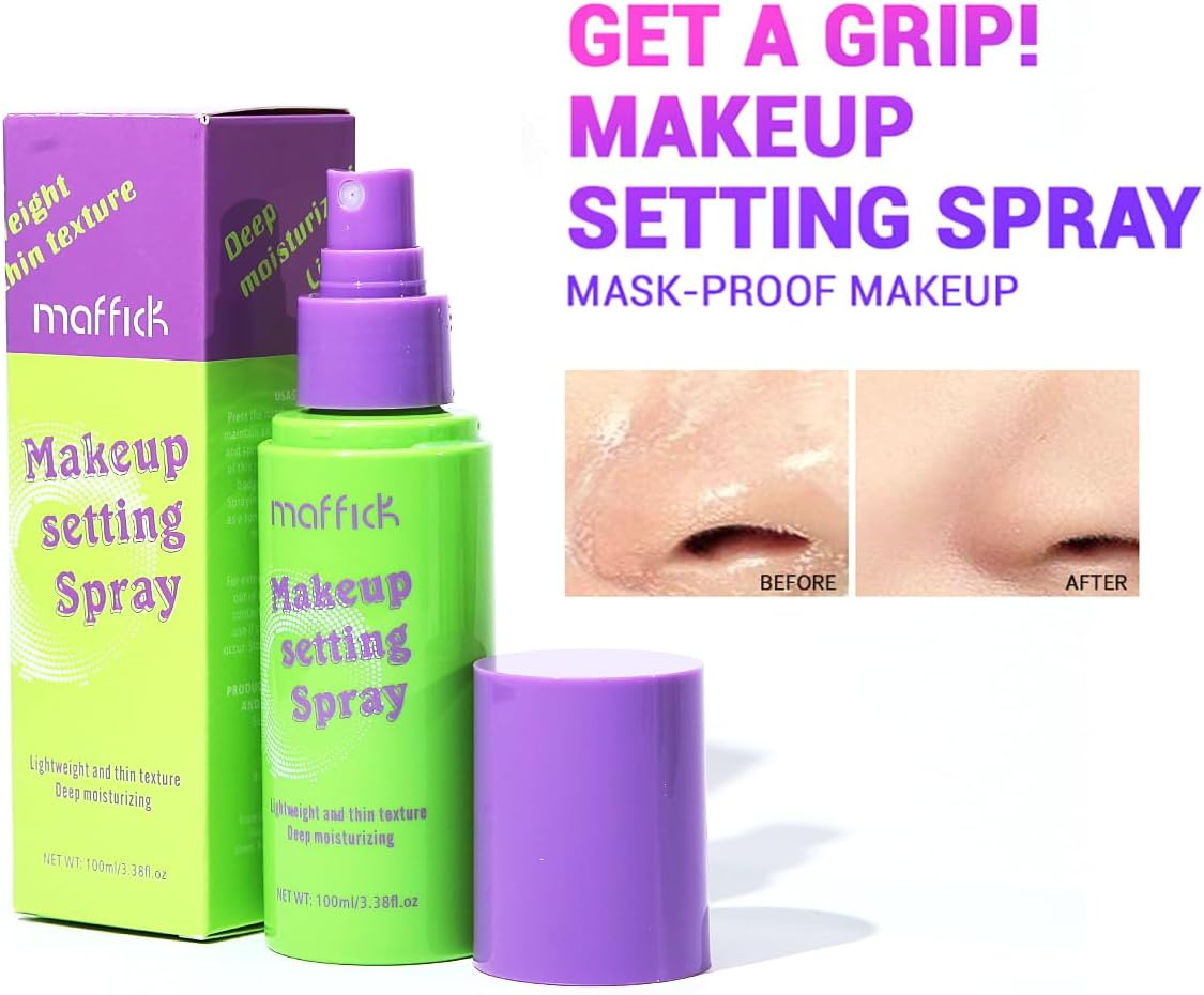 Maffick Makeup Mist,Spray- Hydrating Facial Spray for Makeup Setting & Skin Revitalization, Soothes and Hydrates, All Skin Types (100, Milligrams) image number 2