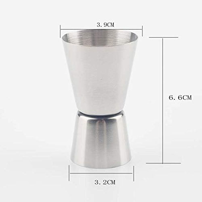 Kitchenware Gadgets Stainless Steel Cocktail Double Head Measuring Cup, Capacity: 15Ml / 30Ml (Black) Kitchenware Gadgets (Color : Gold)