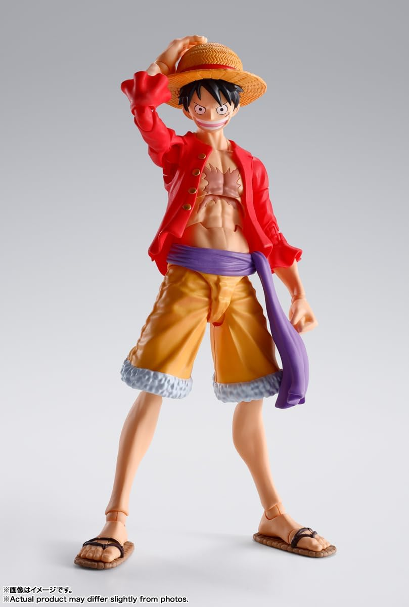 Bandai S.H. Figuarts Monkey D. Luffy - Raid into Onigashima Action Figure image number 1
