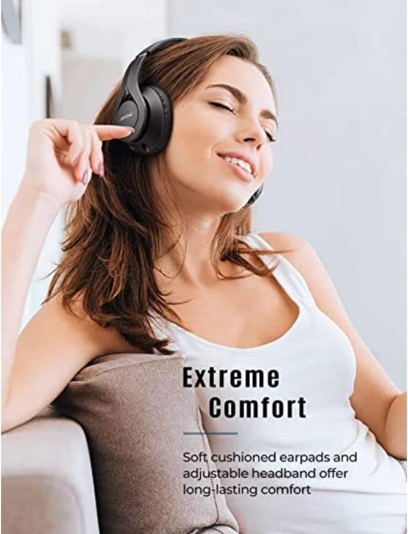 Wireless Headphones - Model BH451B Hi Fi Stereo Sound with Comfortable Fit Soft Ear Pads Adjustable Headband Gaming Headset Volume Control for Laptop Computer Smart Phone image number 5