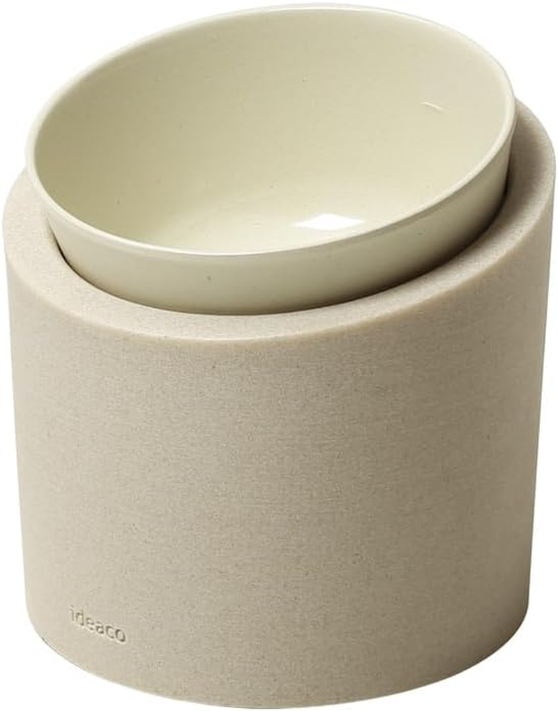Ideaco Pet Food Bowl, Stand, Slanted for Dogs, Cats, Tableware, 4.9 Fl Oz (140 Ml), Pet Feeder Food/Low image number 5