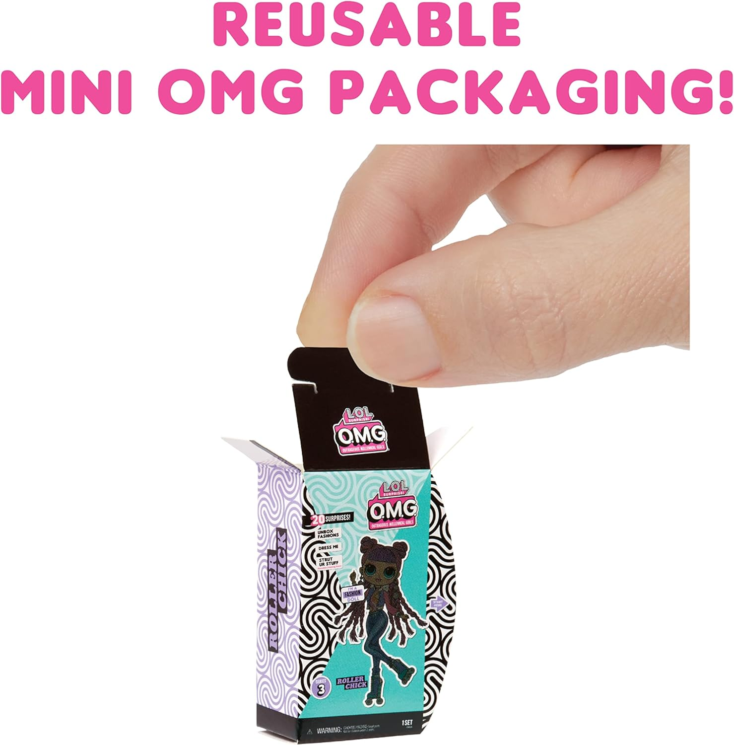 L.O.L. Surprise! Mga'S Miniverse Miniature Collection - with a Miniature Version of a LOL OMG Fashion Dolls and Sisters, Accessories and Mini Packaging - for Girls and Boys Ages 4+