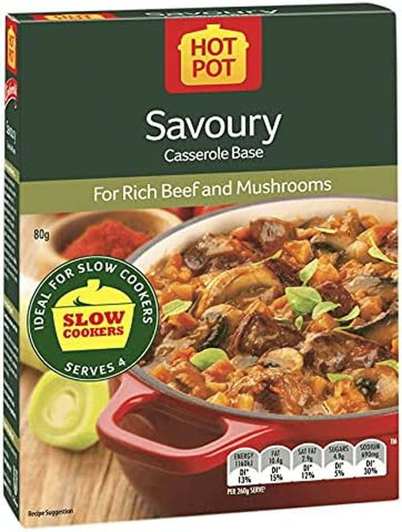 CONTINENTAL Hot Pot Casserole Base | Savoury (For Rich Beef and Mashroom), 80G