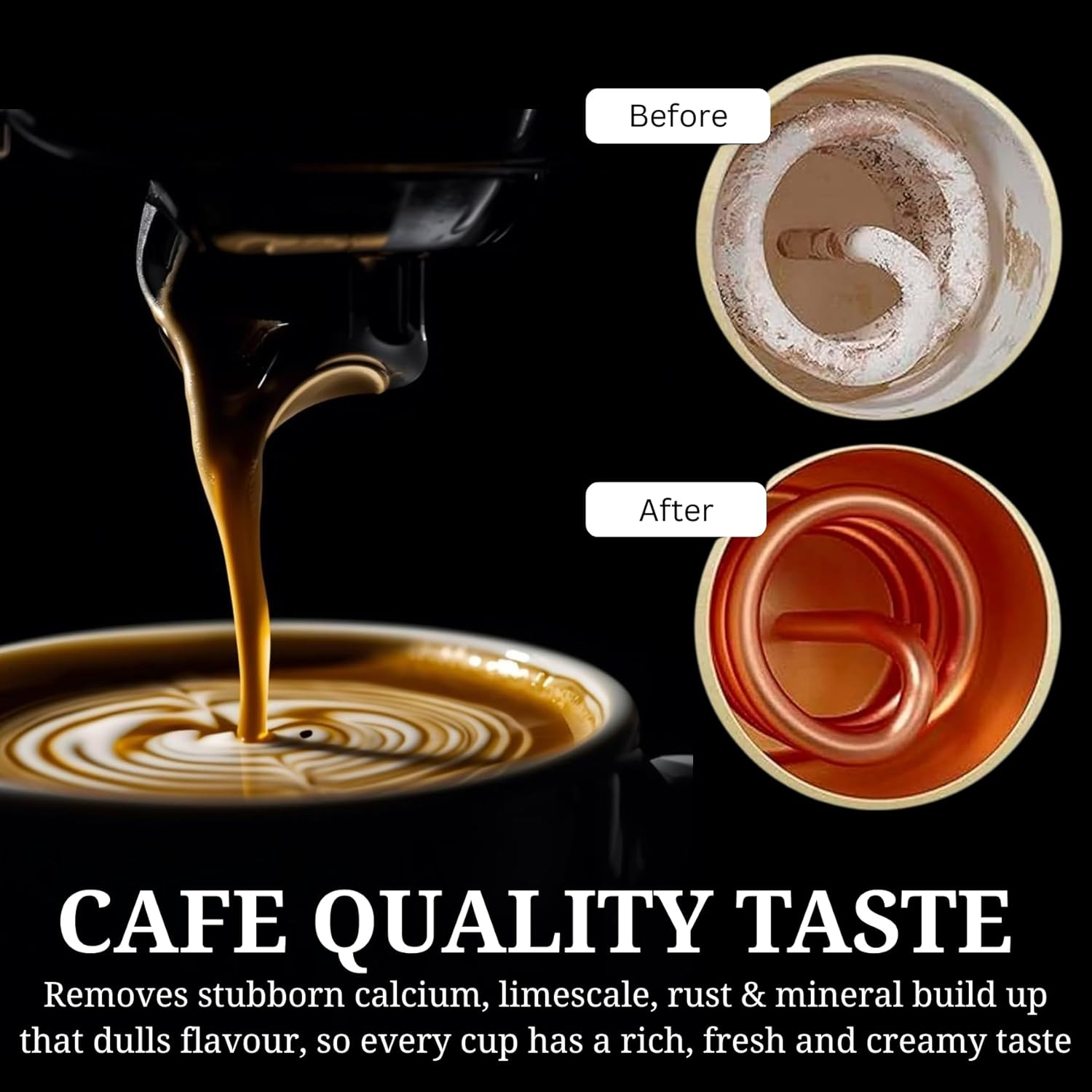 500Ml Coffee Machine Descaler Liquid for All Coffee Machines Including Delonghi Descaler, Breville Descaler, Nespresso, Smeg, Gaggia, La Marzocco, Sunbeam, Saeco, Miele, Rancilio, Jura & Others image number 5