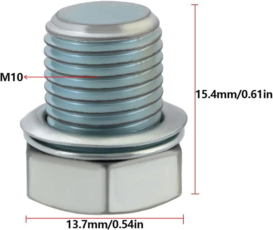 Briny River 4PCS M10 Chainsaw Decompression Valve Blanking Plug 11220252200 Compatible with Stihl Compatible with Husqvarna image number 6