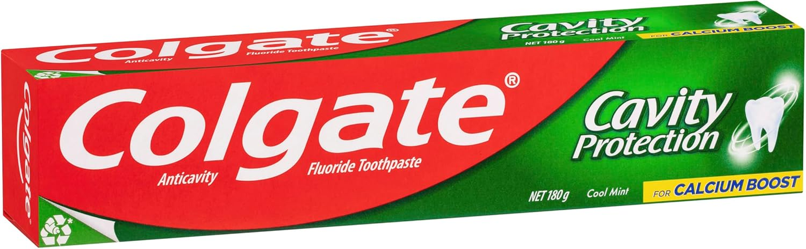 Colgate Cavity Protection Toothpaste, 180G, Cool Mint Flavour, for Calcium Boost image number 1
