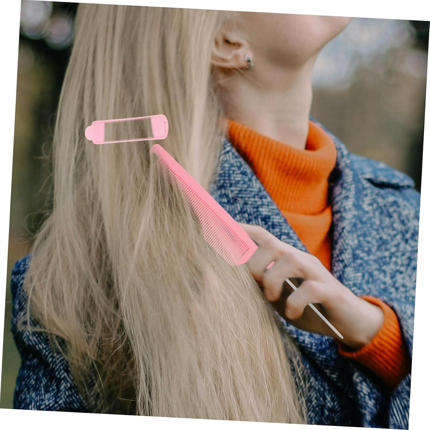 SHERCHPRY Hair Rollers Set Sponge Hair Rollers Jumbo Small for Sponge Curlers for Easy Styling Natural Curls image number 4