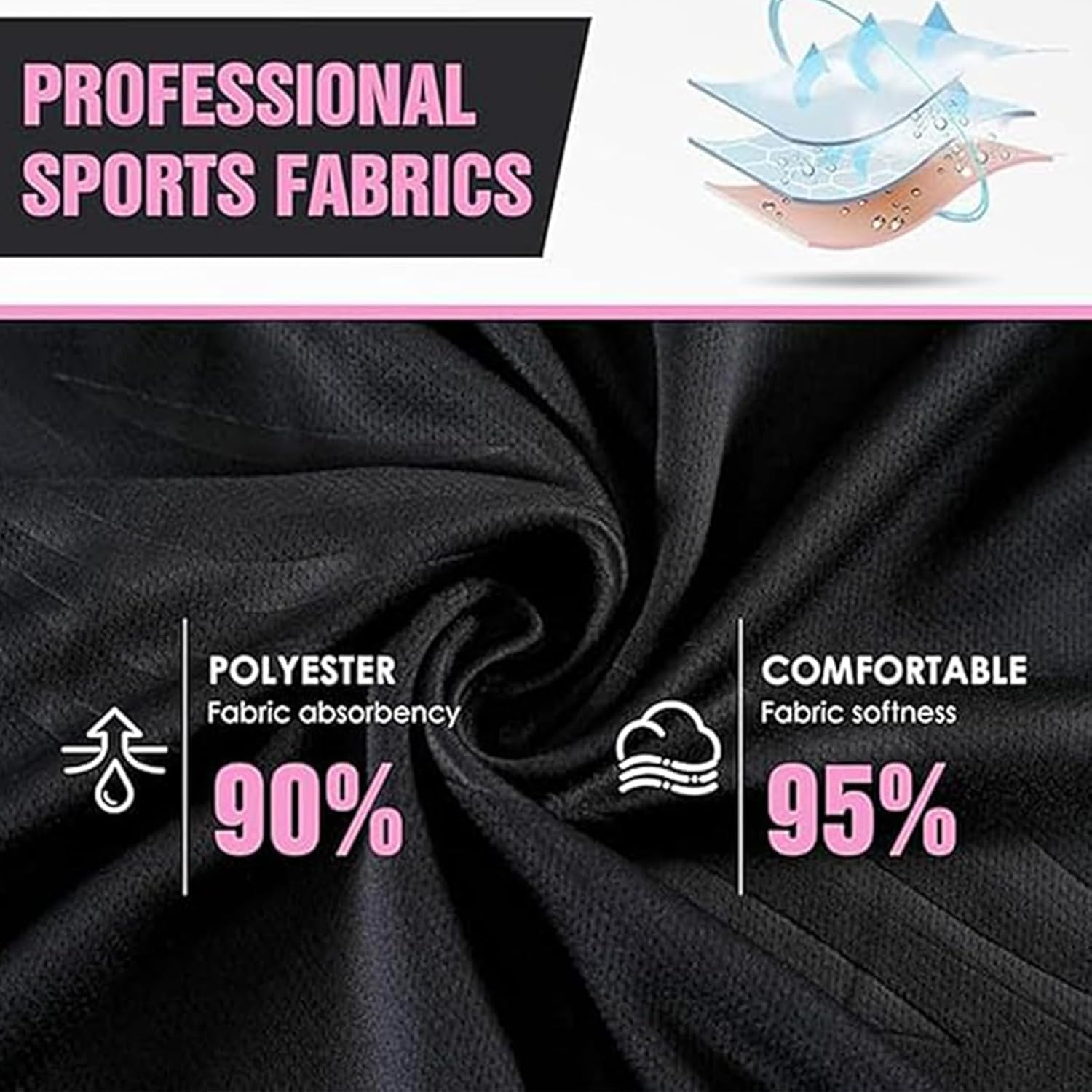 Soccer Jersey Kids,Soccer Jersey for Youth, Football Sportswear Uniforms Suit with Socks, Fans Gift T-Shirt,Messi Club Unisex Jersey image number 1