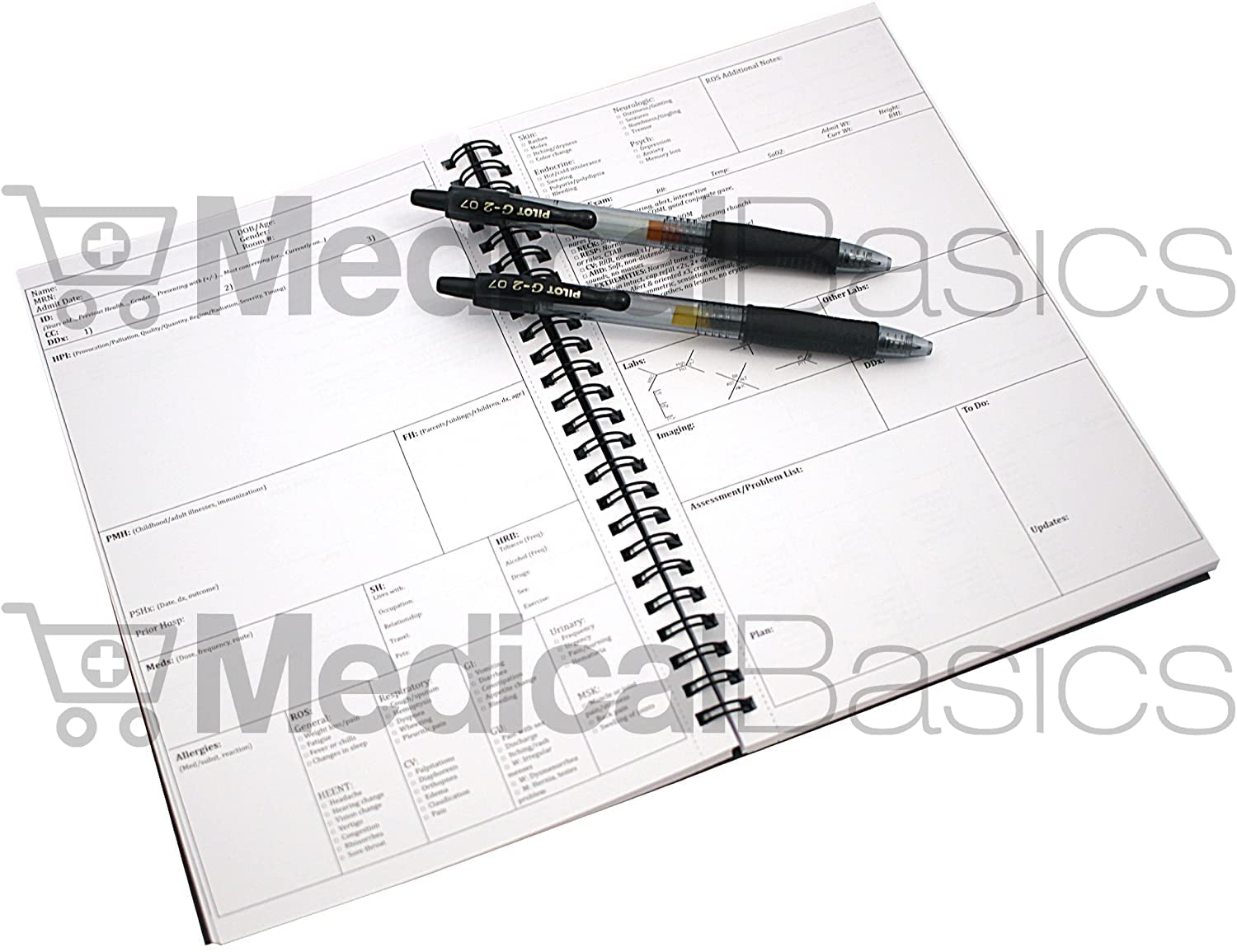 H&P Notebook Medical School Rotation Bundle with Neurology image number 2