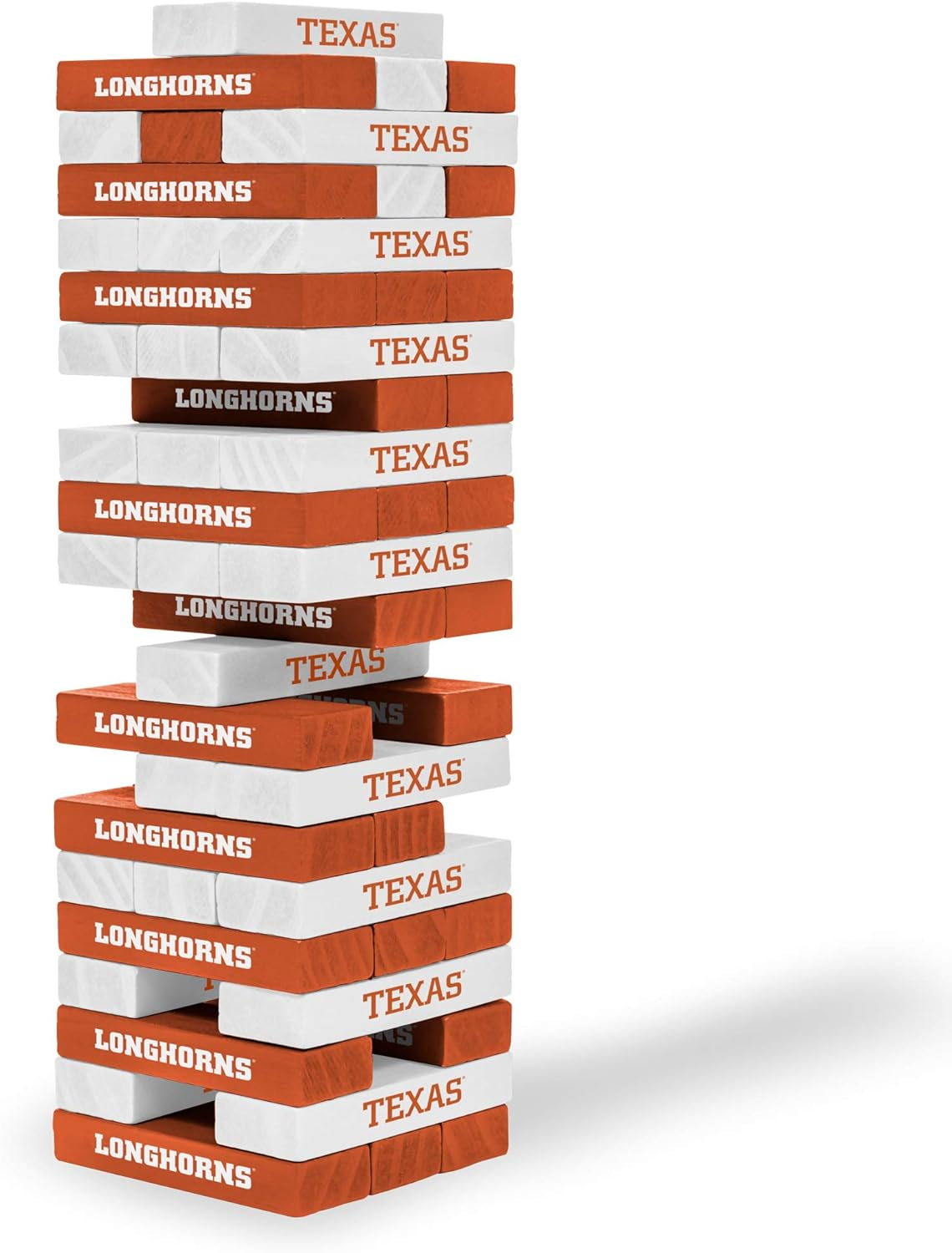 NCAA College Tabletop Stackers Block Game by Wild Sports - College Football Fan, Dorm Game, Rec Room, Tailgate image number 1