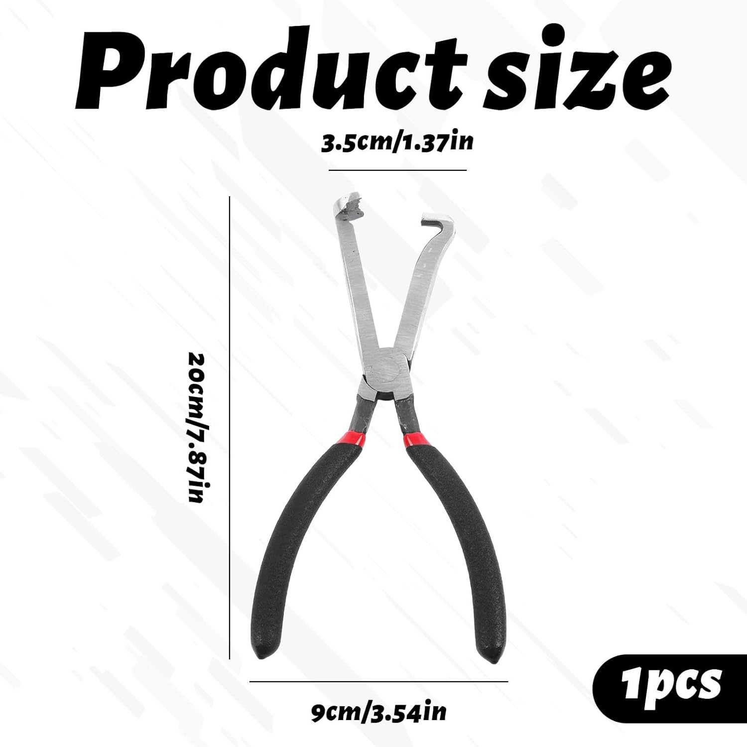 Ruinous Electrical Disconnect Pliers, Automotive Tool, Carbon Steel, 20Cm, Perfect for Hard-To-Reach Areas image number 5