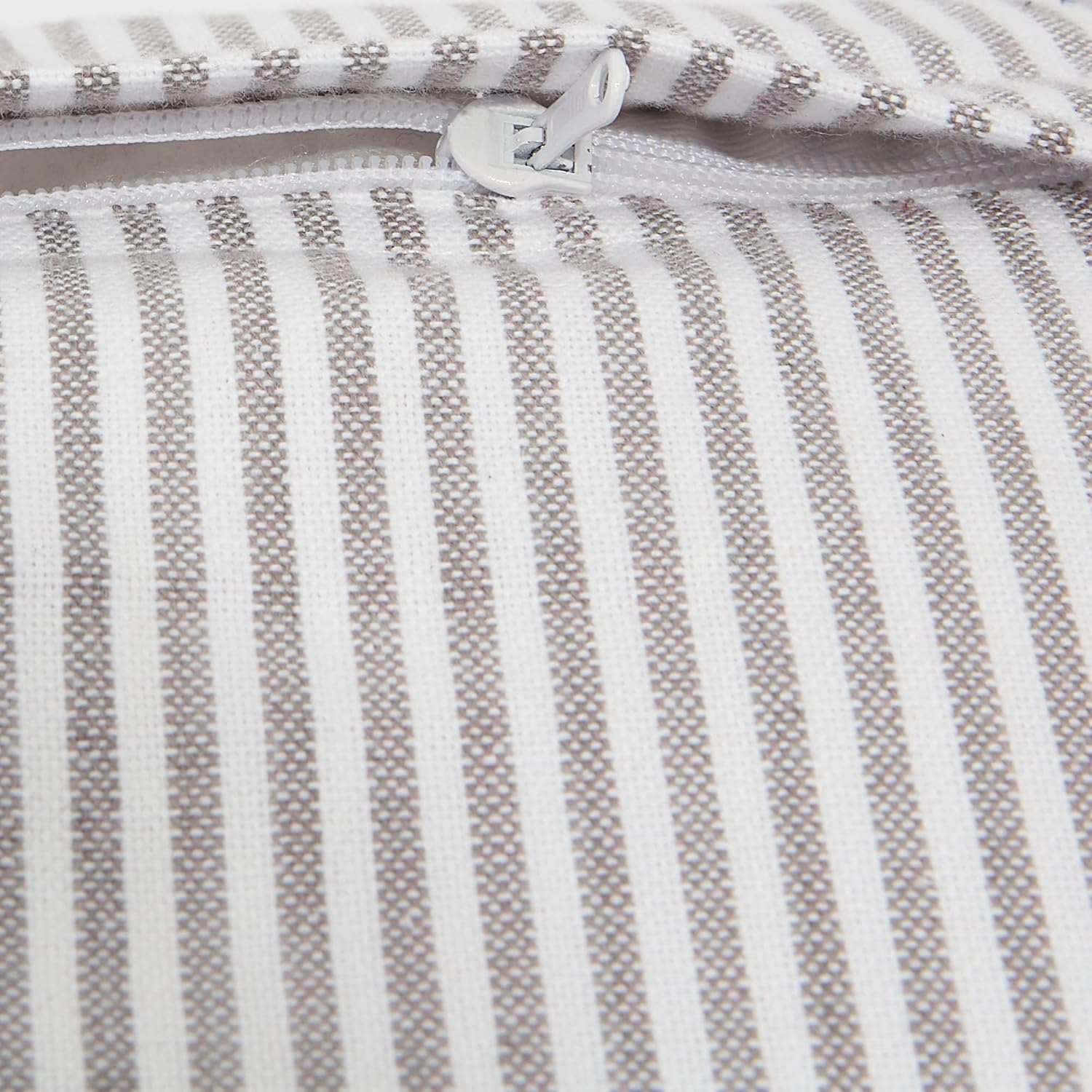 DII Decorative Square Throw Pillow Cover Collection Cotton, Machine Washable, Hidden Zipper, 18X18, Gray Assorted, 4 Piece - Black Assorted image number 7