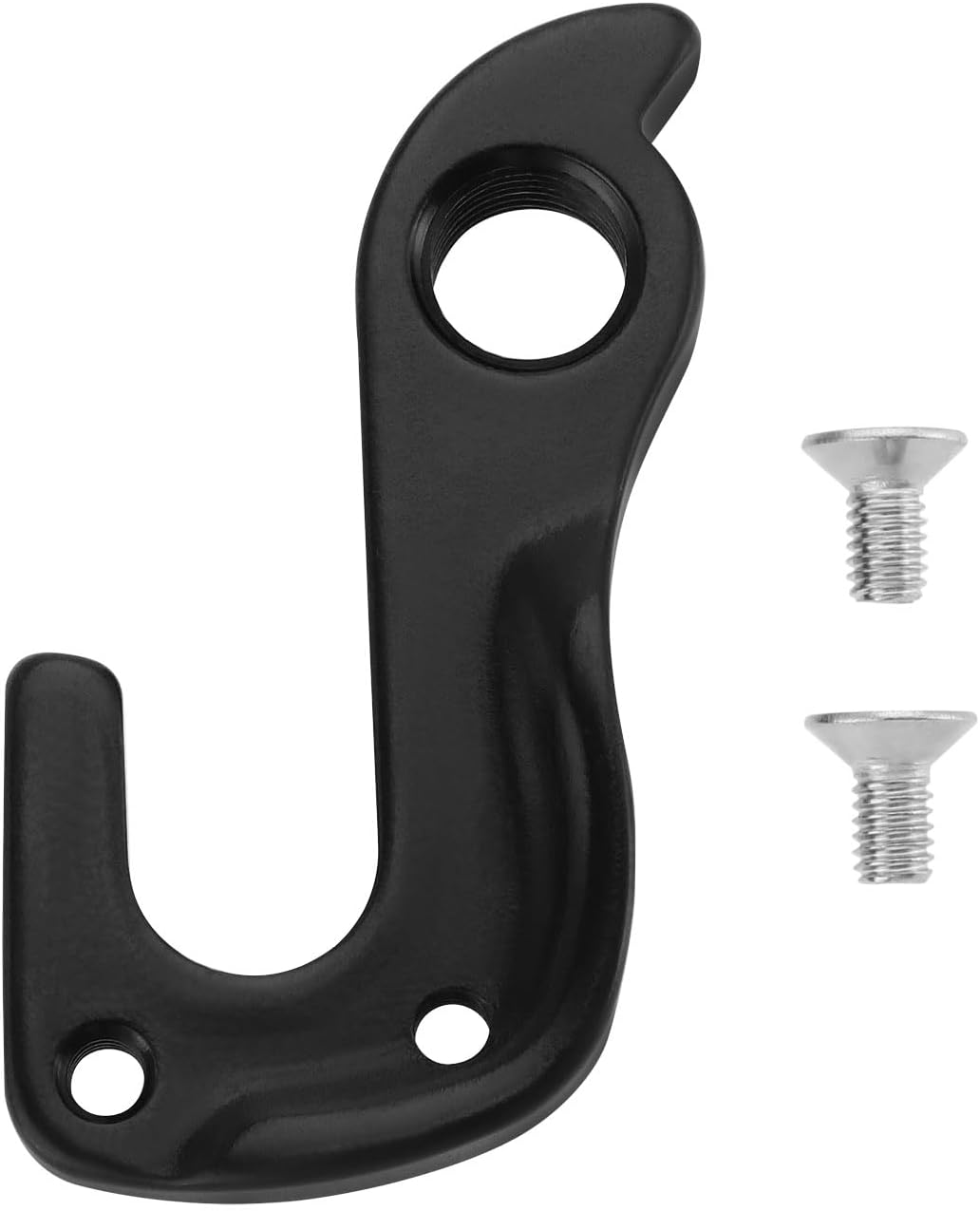 Mechanical Derailer Hook Bicycle Tail Hook Metal Rear Derailer Hook Screw Model 10148 D593 GH-165 Compatible with Cube Bicycle Accessories, Black image number 4