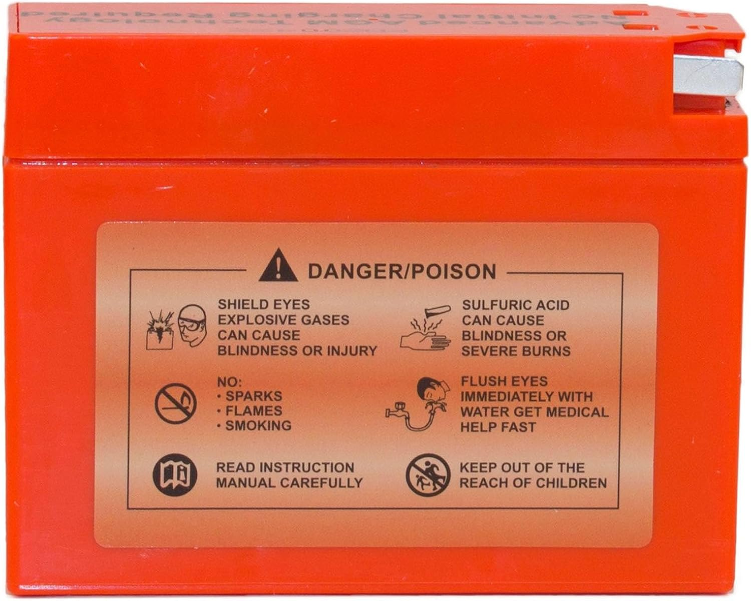 TDR YT4B-BS/GT4B-5 GEL 12V 2.3AH Motorcycle Battery Replacement for MBT4B-B MBT4BB YT4BBS GT4B5 Offers a Respectable 40CCA Maintenance-Free Sealed AGM Battery ISO 9001 Certified Freeze Resistant image number 2