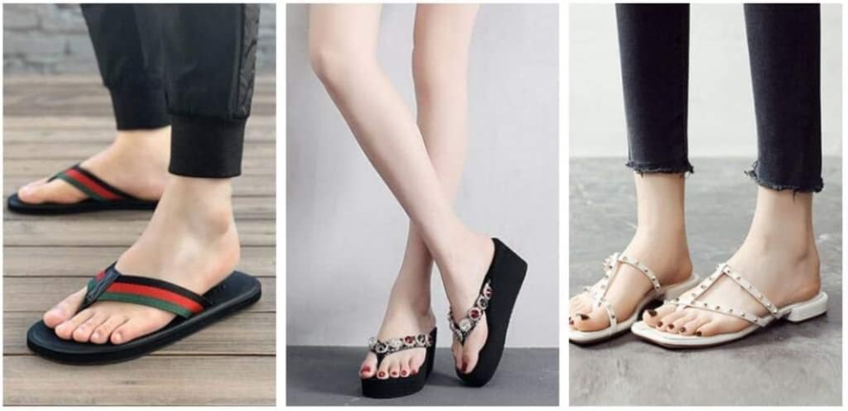 (Style 2) - 3Pairs Soft Silicone Flip Gel Cushions Pad Toe Protectors for Thong Sandal Flip Flop Gel Inserts Guards Insoles Shoes Grip Pads (Style 2) image number 3