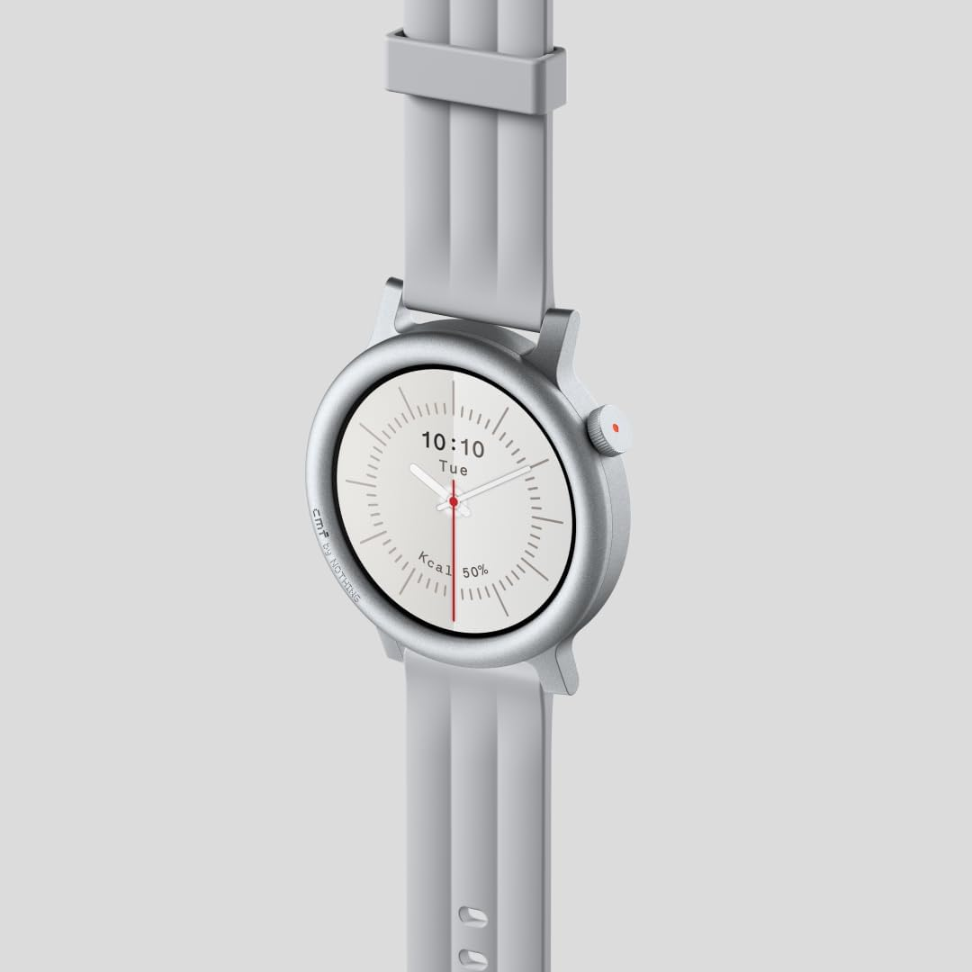 CMF by Nothing Watch 3 Pro Smartwatch, Bluetooth Call AI Smart Watch with Energy Score, Heart Rate Tracking, Sleep Monitor, GPS & 130+ Sport Modes, Fitness Tracker for Android Ios, IP68 Light Grey - Light Green image number 2