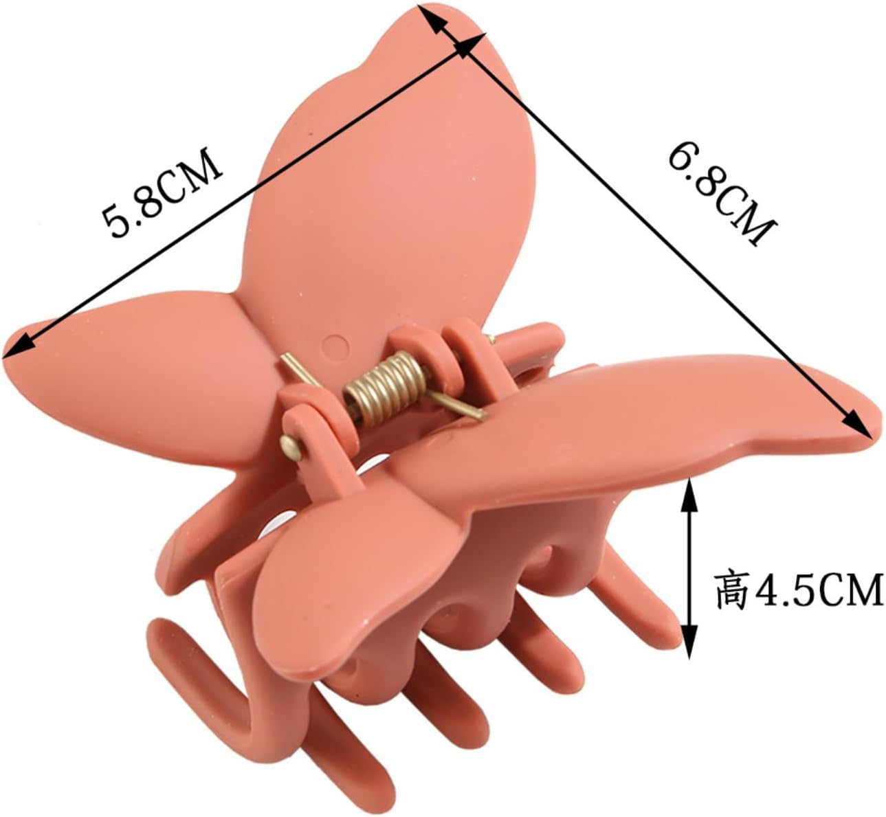 Butterfly Non-Slip Claw Clips Strong Hold Claw Clip for Medium Thick Hair Women Girls Hawaiian Hair Accessories (Hairclawbutterfly) image number 5