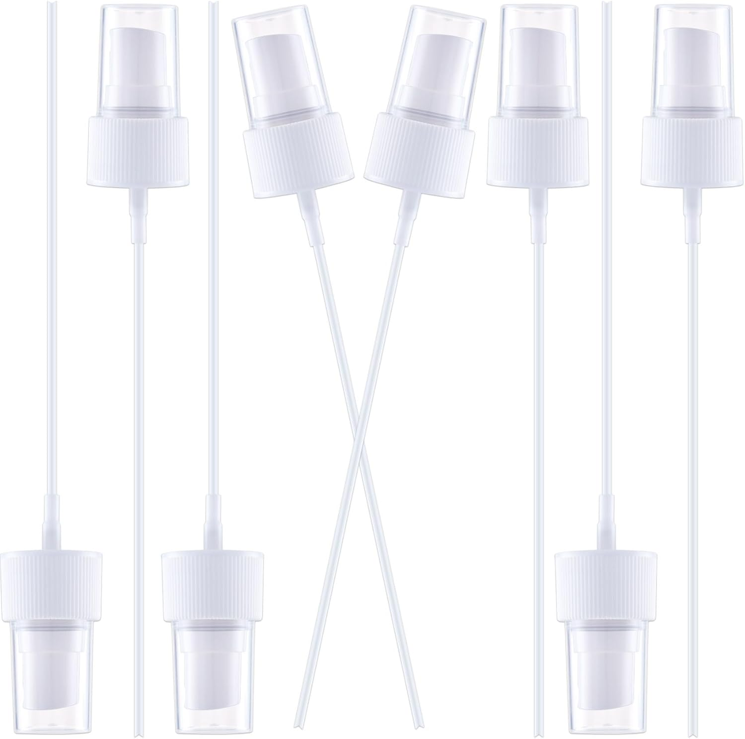 8Pcs Fine Mist Sprayer Caps, Plastic Spray Bottle Nozzle, Nozzle Tops Replacement for Cleaning Solutions- Black