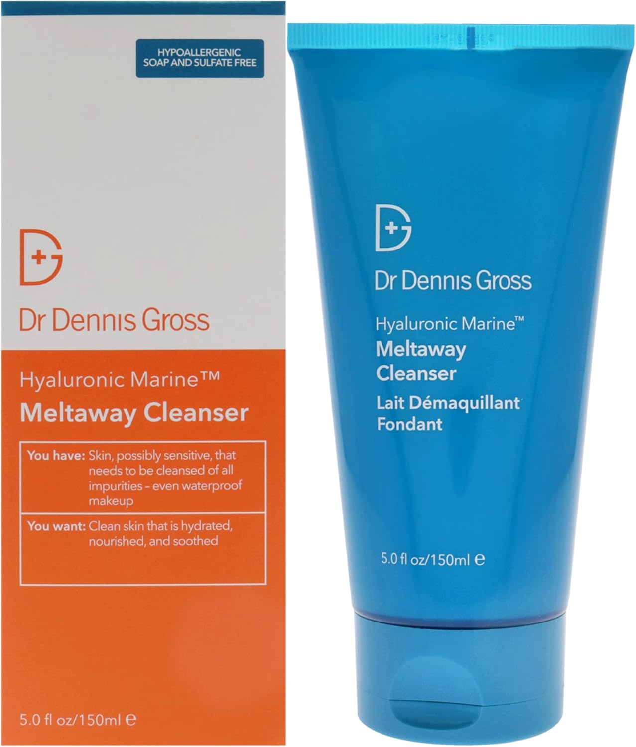 Dr Dennis Gross Hyaluronic Marine Meltaway Cleanser 5.0 Fl Oz/150Ml image number 4