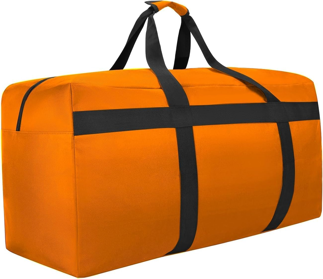Large Travel Duffle Bag, Orange, 150L, Simple