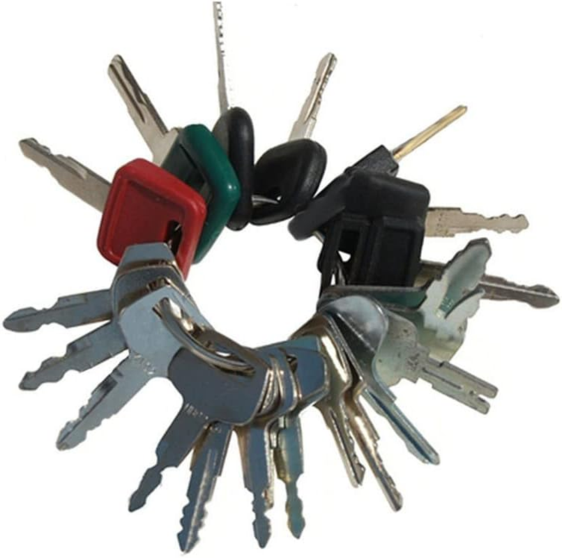 24 Heavy Equipment Construction Machines Master Ignition Key Cat Volvo JCB Case image number 6
