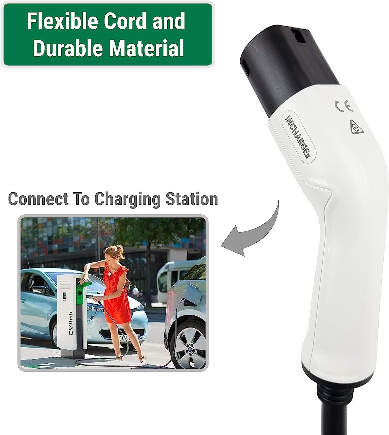 Premium 22Kw 32Amp 3 Phase 480V Type 2 to Type 2 EV Charging Cable 5.4M Ev Portable Charger Black Fit Tesla Model Y Tesla Model 3 Mennekes Tesla Accessories Australia image number 3