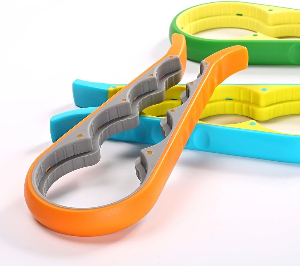 Jar Opener Get Lids off Easily for Seniors, People Suffering from Arthritis and Anyone with Low Strength, Non-Slip Heavy-Duty Can Jar Bottle Opener (Green) image number 1