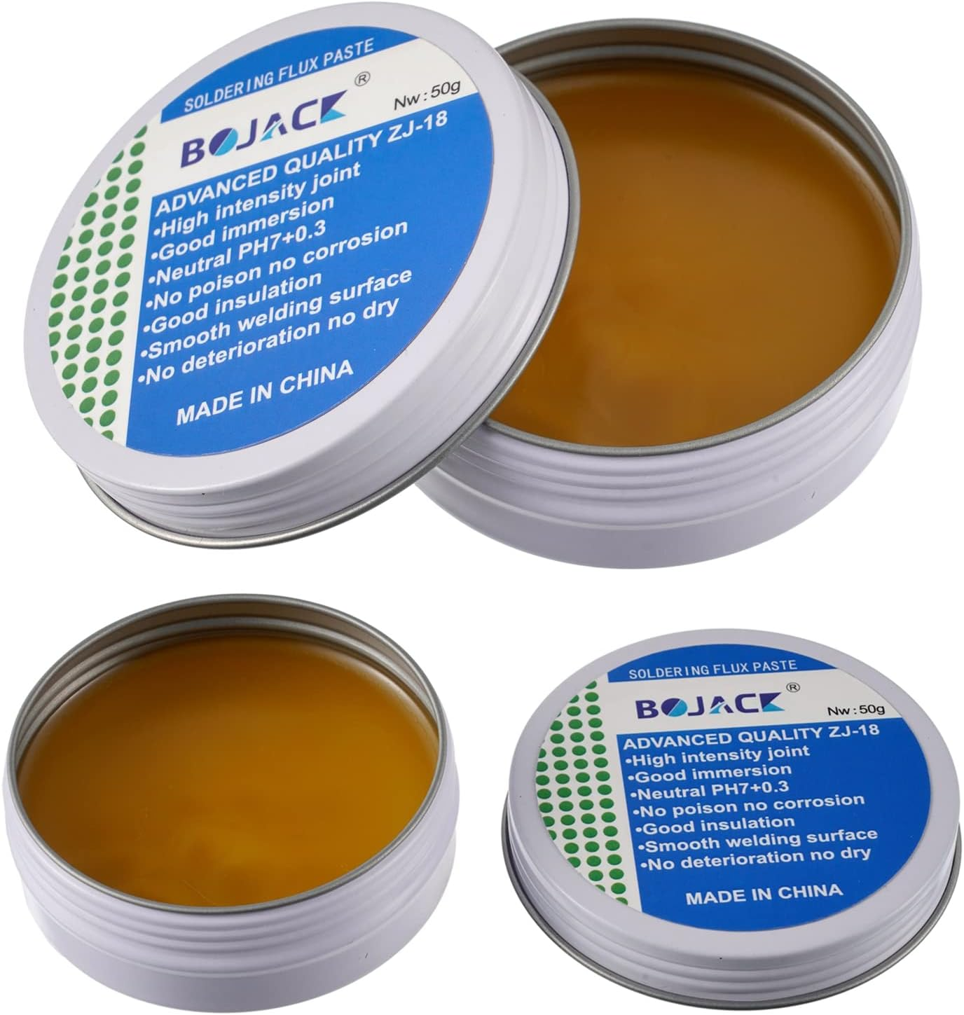 BOJACK Solder Flux, Flux for Soldering, Rosin Soldering Flux Paste 50G