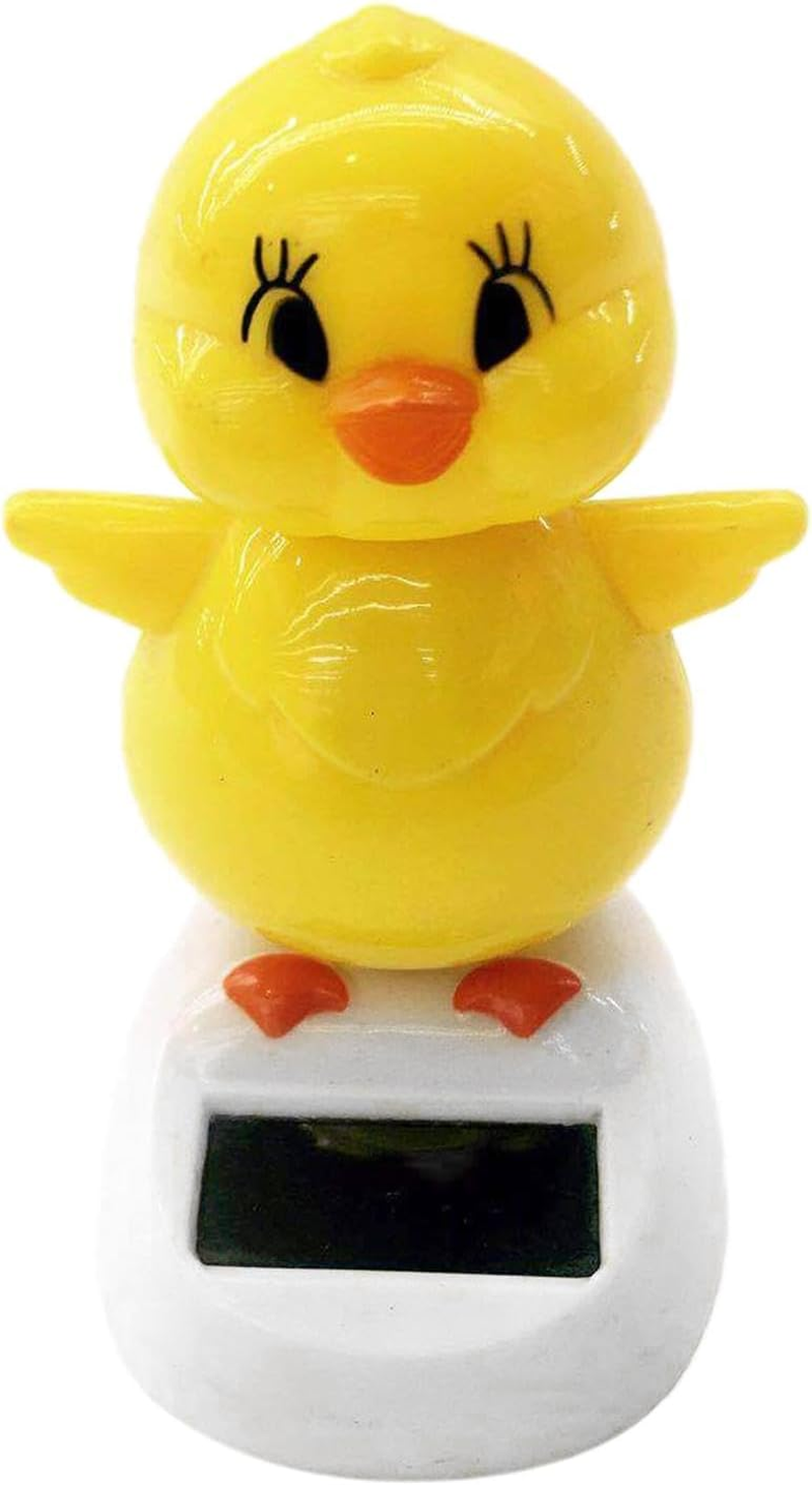 Dancing Chick - Solar Dancing Toys | Cute Dancing Shaking Head Chicken Toy | Solar Powered Automatic Swinging Chick | Solar Dancing Figurines for Home Car Dashboard Decoration image number 6