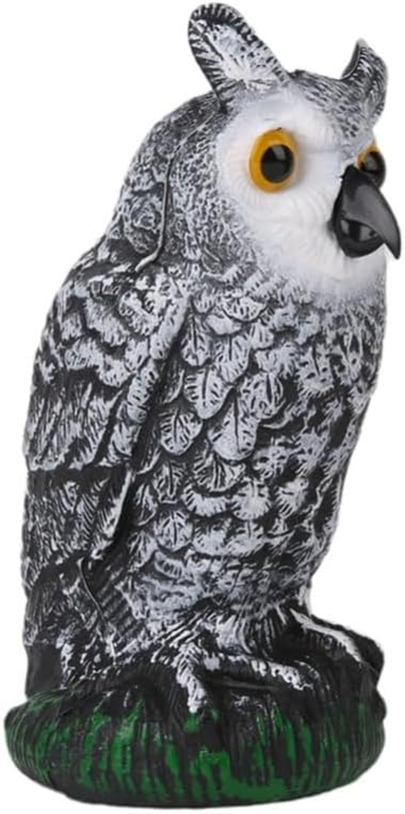 Poemtian Owl Scarecrow,Fake Owl Scarecrows to Scare Birds Away,Owl Statue for Keep Plants, Trees, and Flowers Safe from Invading Vermin