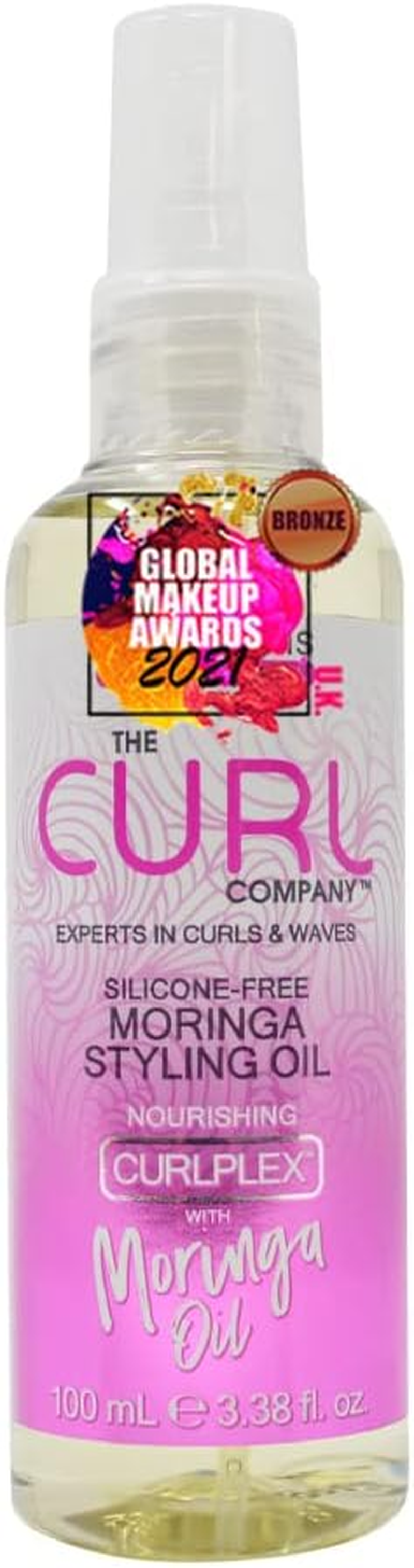 The Curl Company Silicone Free Moringa Styling Oil (100Ml) - Formulated with Nourishing Moringa Oil. the Experts in Curls & Waves. Smooths & Nourishes Hair for Hydrated Curls, Coils & Waves image number 6