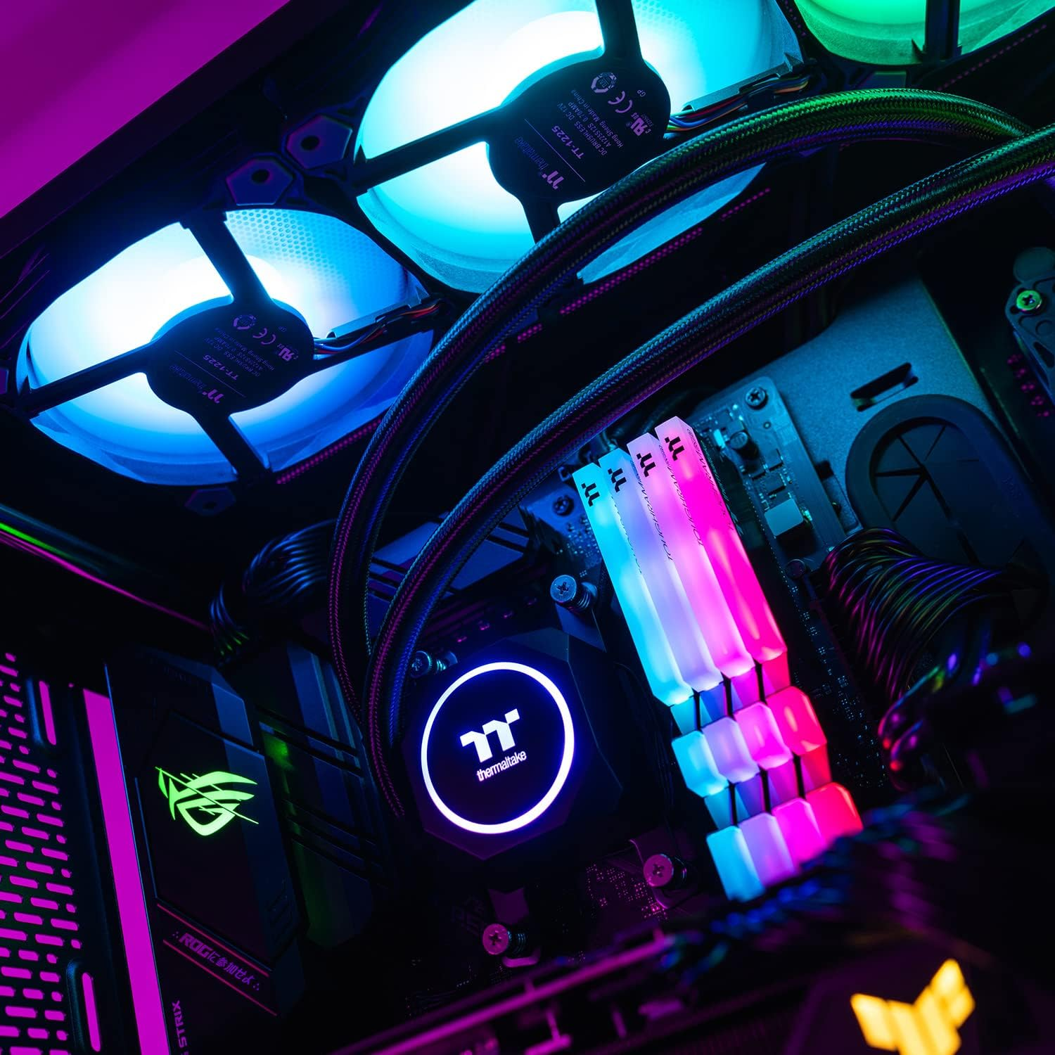 Thermaltake Computer System Valkyrie Streaming PC- AMD 5600X/ RTX 3060/ 16GB RGB Ram/Wifi/Core P6 Black, CA-4L2-00D1WA-01