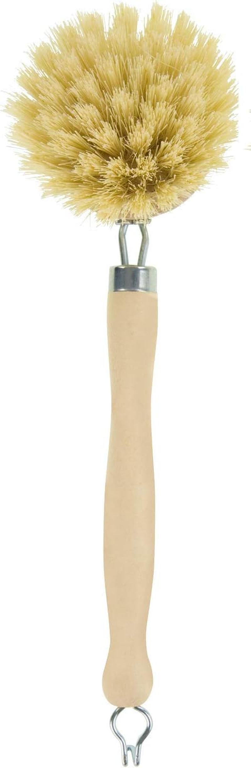 Elliott Brosse Natural Bristle Wood Washing up Brush, Beige image number 2
