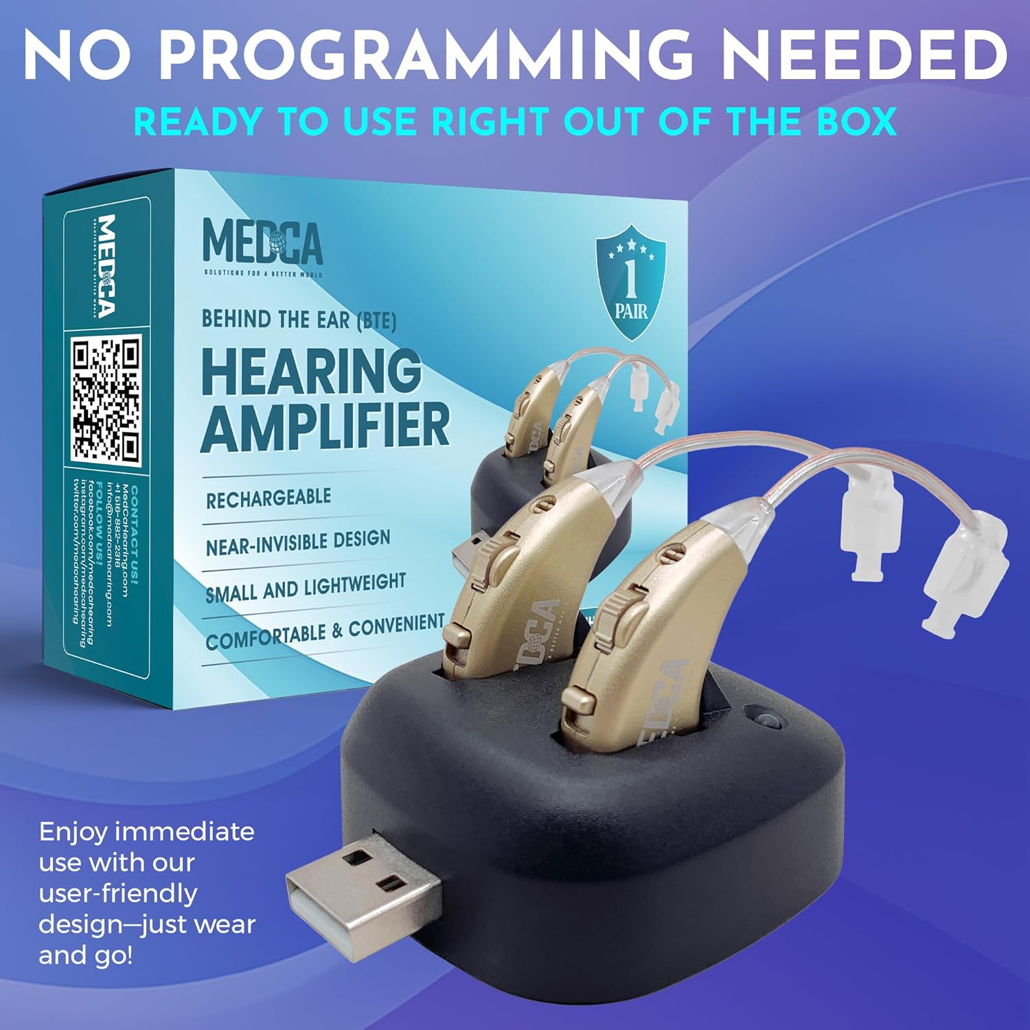 Medca Premium Active Model "JH-339G" for Sports and Outdoors (Gold) image number 2