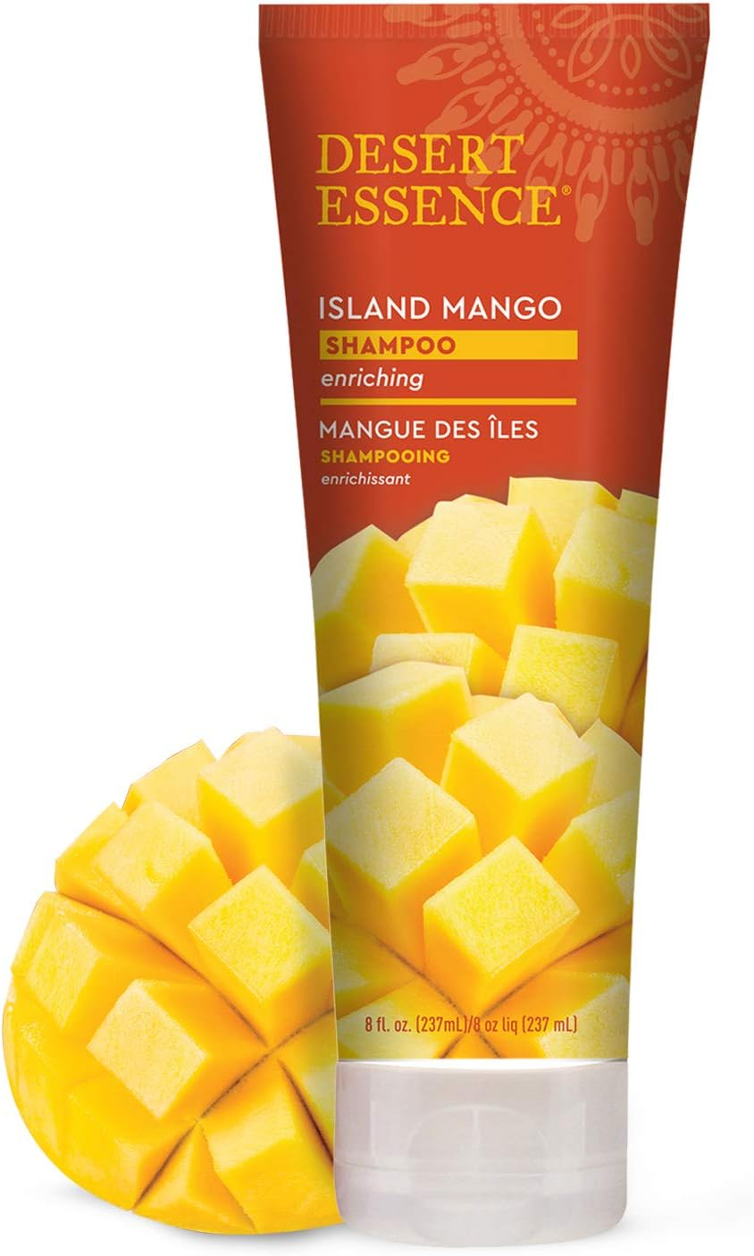 Desert Essence Island Mango Shampoo, 8 Fluid Ounce image number 3