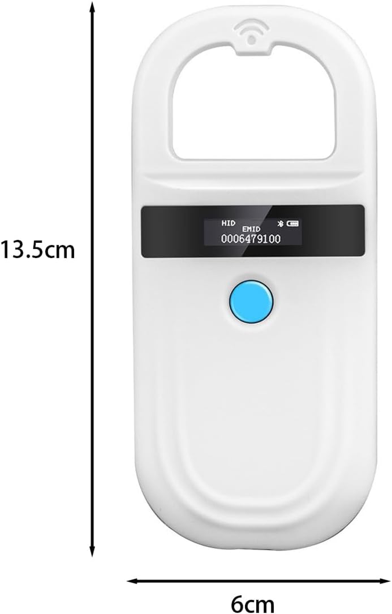 Namvo Pet Chip Reader, Animal Chip Mini Reader with OLED Image Display, Pet Chip Transponder Microchip for Pet Beagle Dog image number 1