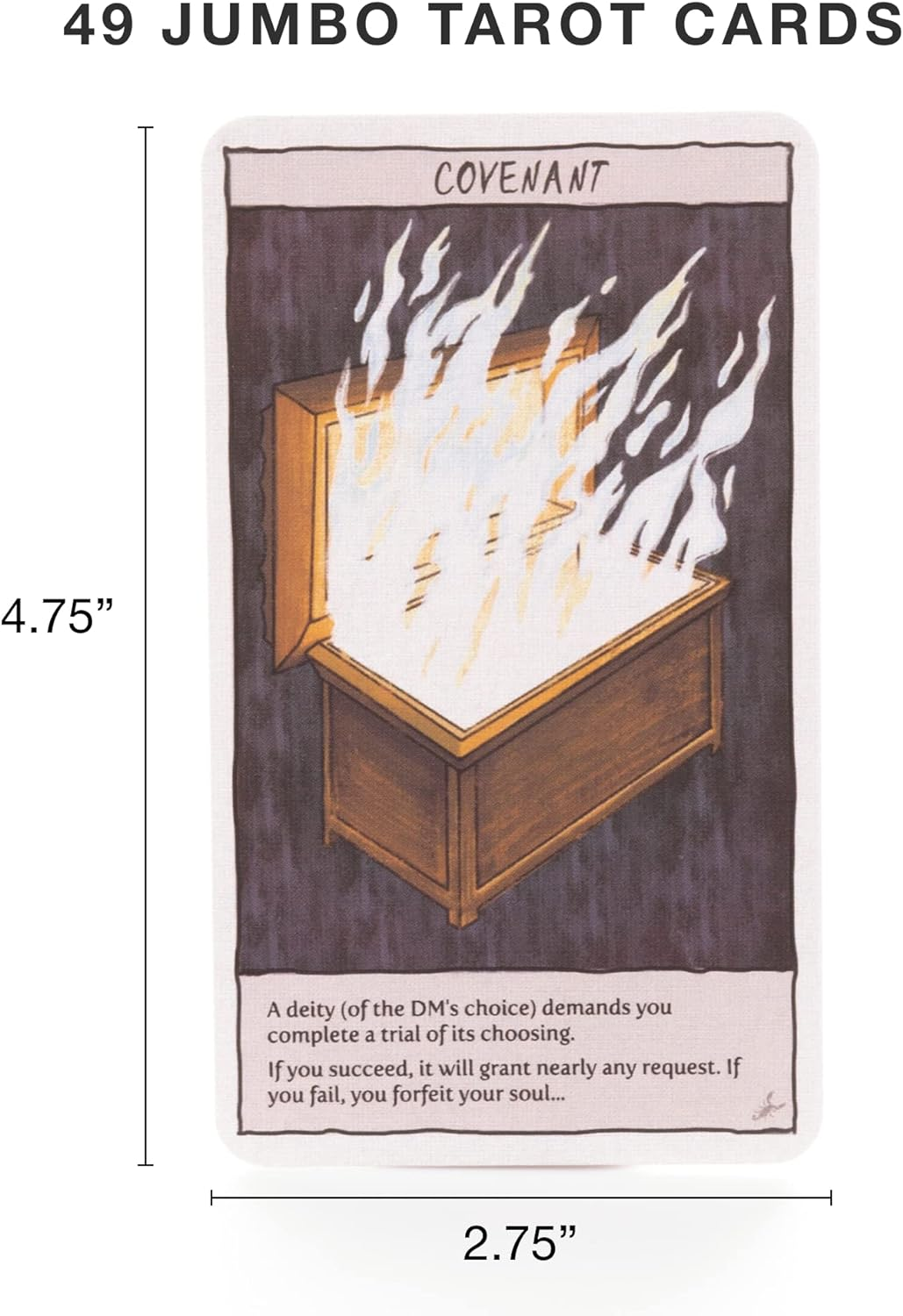 49 Hand-Illustrated Colorful Fantasy Tabletop Role Playing Game| DND 5E|The Deck of Many Things & the Deck of Many Fates image number 1