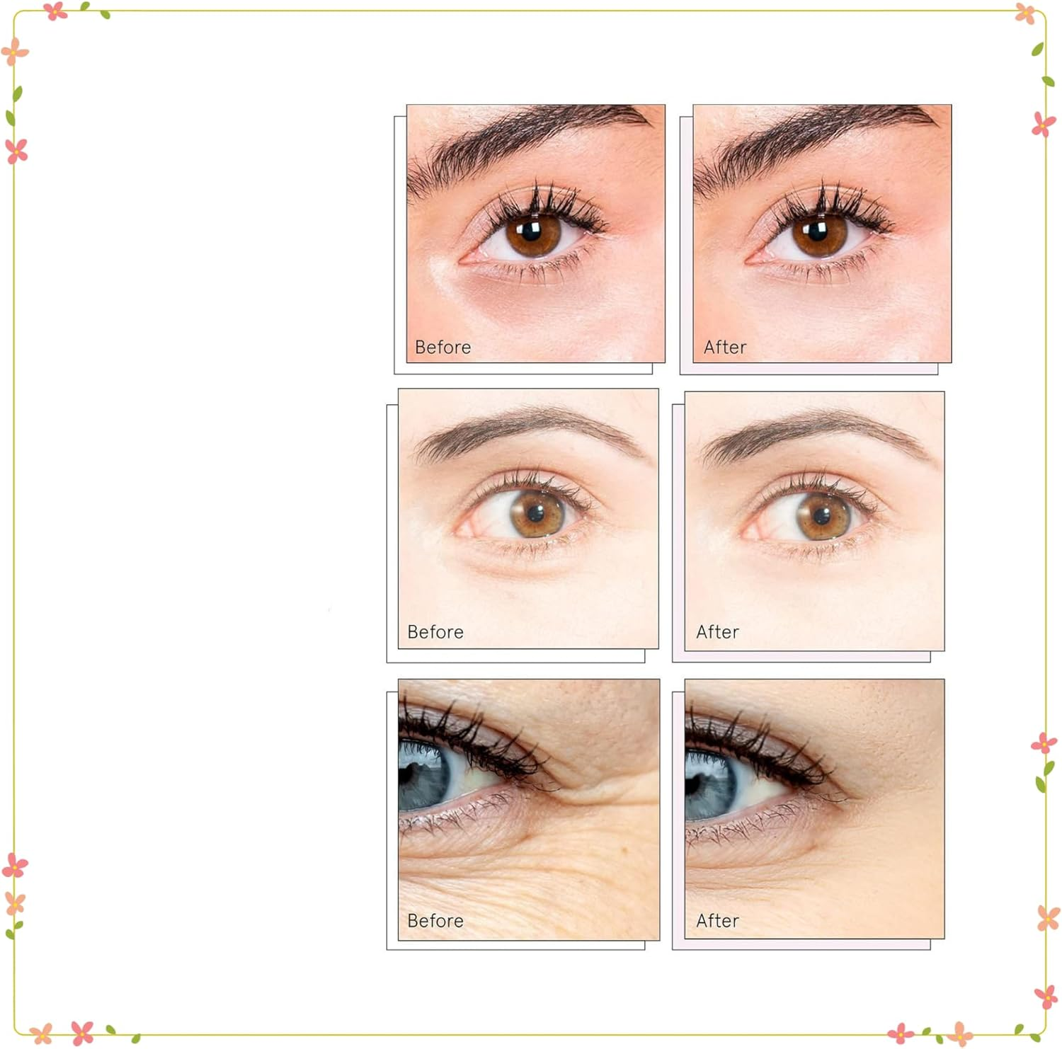 Gel Eye Mask Hydrating and Moisturizing Dark Circles,Travel Women Beauty Skin Care Eyes Gel. (24 Pairs, Gold) image number 4