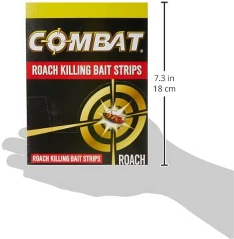 Combat Roach Bait Strips with Fast Kill Action, Insecticides, 20G, 10 Pack image number 2