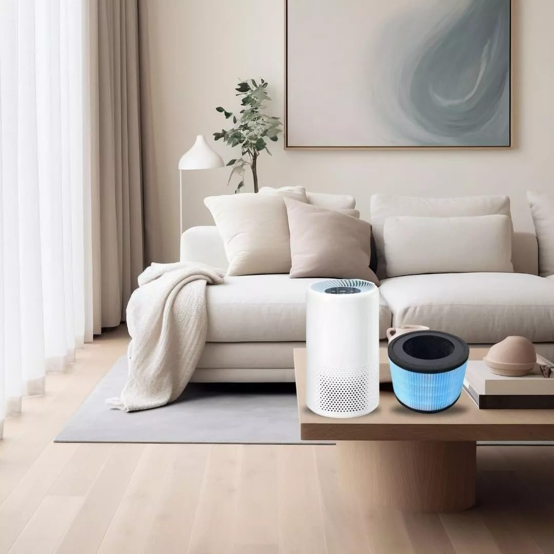 [2PK] Ideer Life True HEPA Replacement Filter LAP300, Compatible with Breville Antiviral HEPA-13 Filter - Medium image number 1