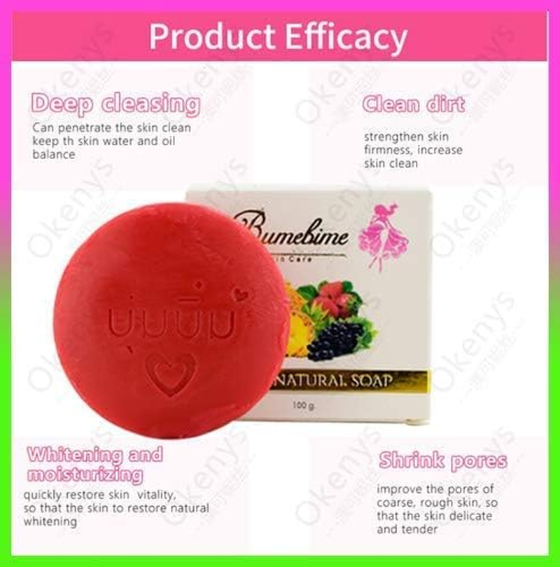 2Pcs Instant Miracle Whitening Oil Control Anti-Aging Soap (100% Natural)