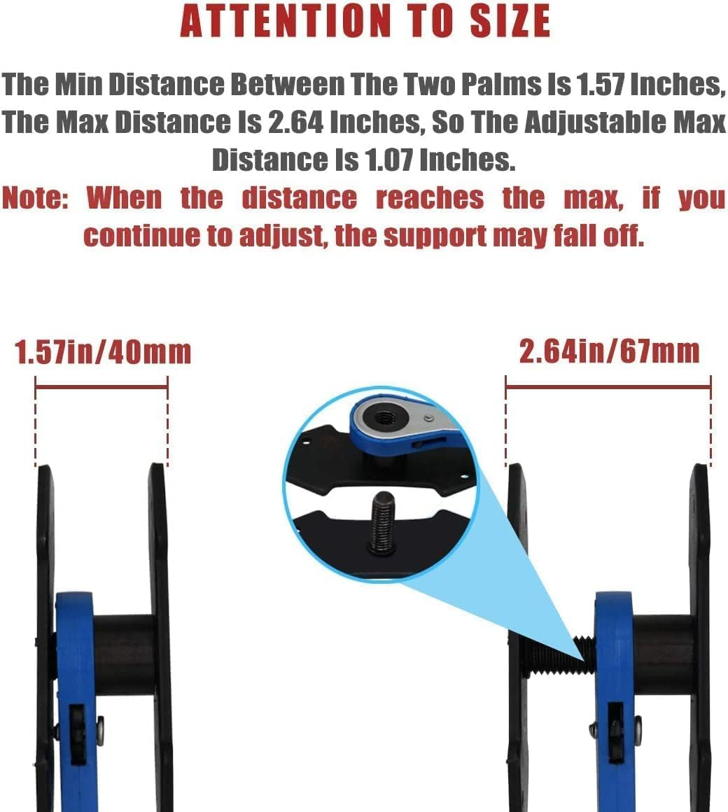 Brake Caliper Press Tool, 360&deg; Adjustable Car Ratcheting Brake Caliper Piston Spreader Press Tool, Brake Piston Compressor Tool, Blue image number 2