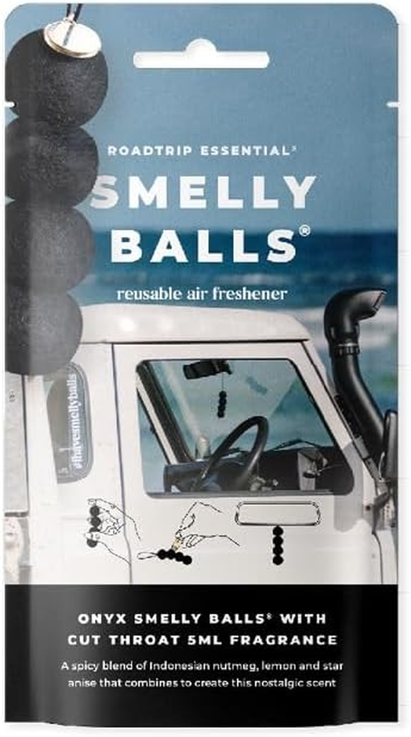 Smelly Balls Onyx Cut Throat Car Air Freshener Set image number 1