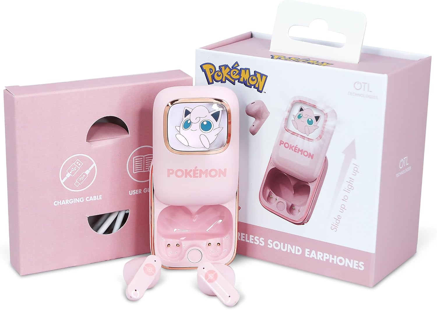 OTL - Pokemon Jiggly Puff Slide TWS Earphones/Lights and Sound image number 4