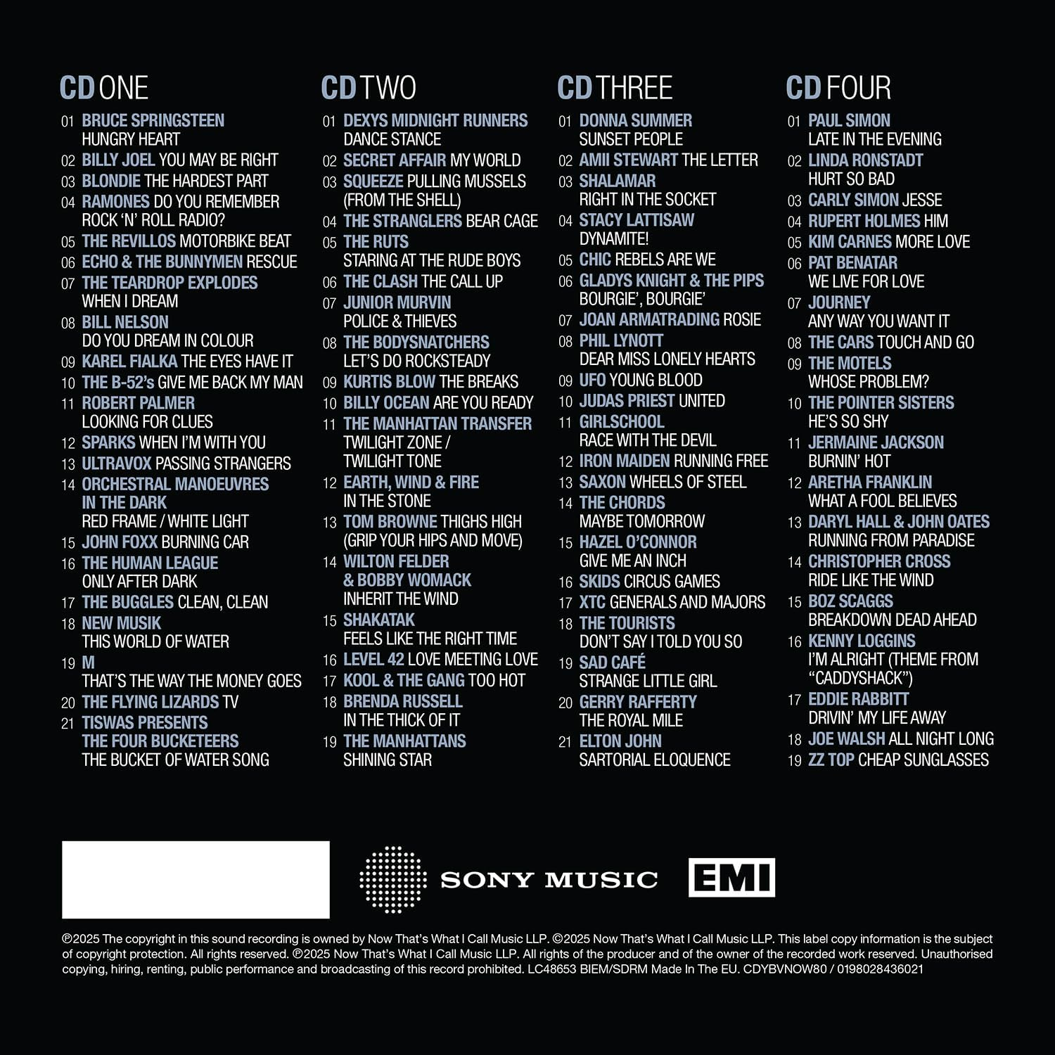 Now Yearbook the Vault: 1980 / Various image number 1