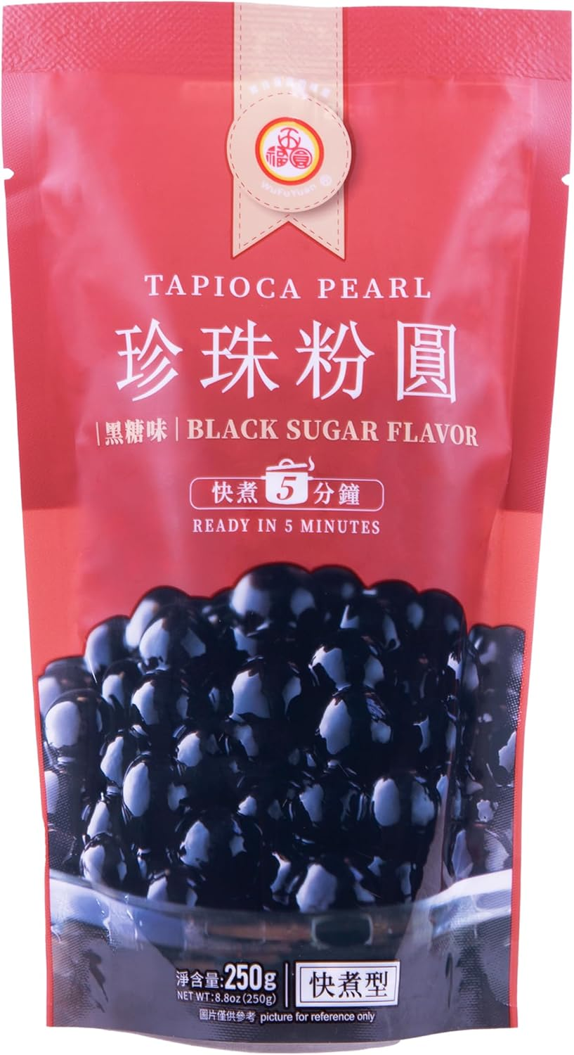 Wufuyuan - Tapioca Pearl (Black) - Net Wt. 260Ml