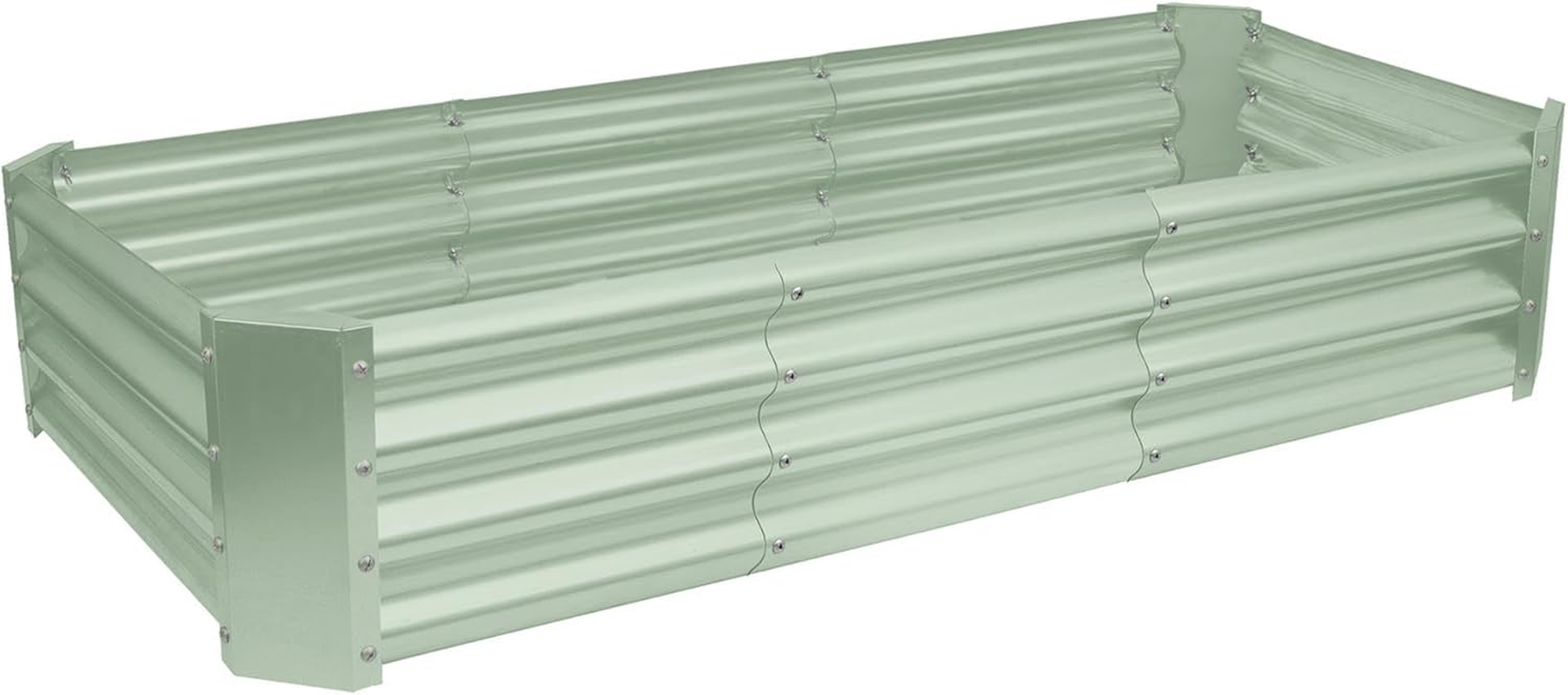 Harbour Housewares Raised Garden Bed - Anthracite - 180 X 90Cm - Rectangle - Bottomless Metal Raised Bed Galvanised Steel Planter Box for Growing Outdoor Plants, Vegetables, Flowers and Herbs image number 4