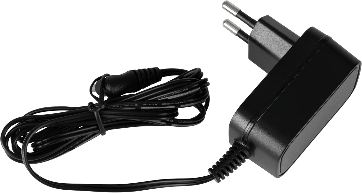 Eglo Adapter for Selerino and Lerca Under-Cabinet Lights, Cable with Plug, Black Plastic, Length 150 Cm