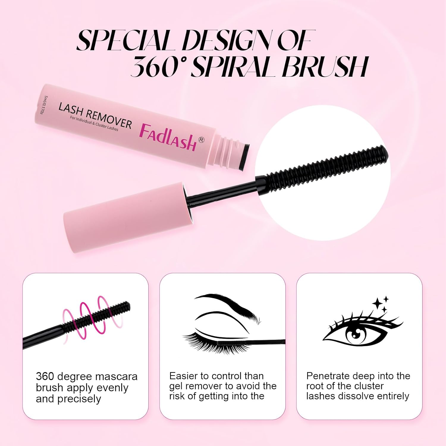 DIY Lash Extensions Kit, Lash Clusters Individual, Lash Bond and Seal, Clusters Lash Glue Remover and Eyelash Tweezers for Eyelash Extensions Beginners (10D+20D-0.07D, 8-16Mm, Kit) image number 1